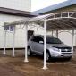 Carport στη χώρα: φωτογραφία και εγκατάσταση DIY Carport από ξύλο